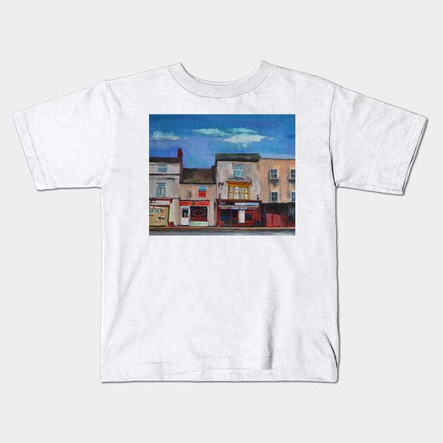 Hull, Spring Bank, At An Angle Kids T-Shirt by golan22may